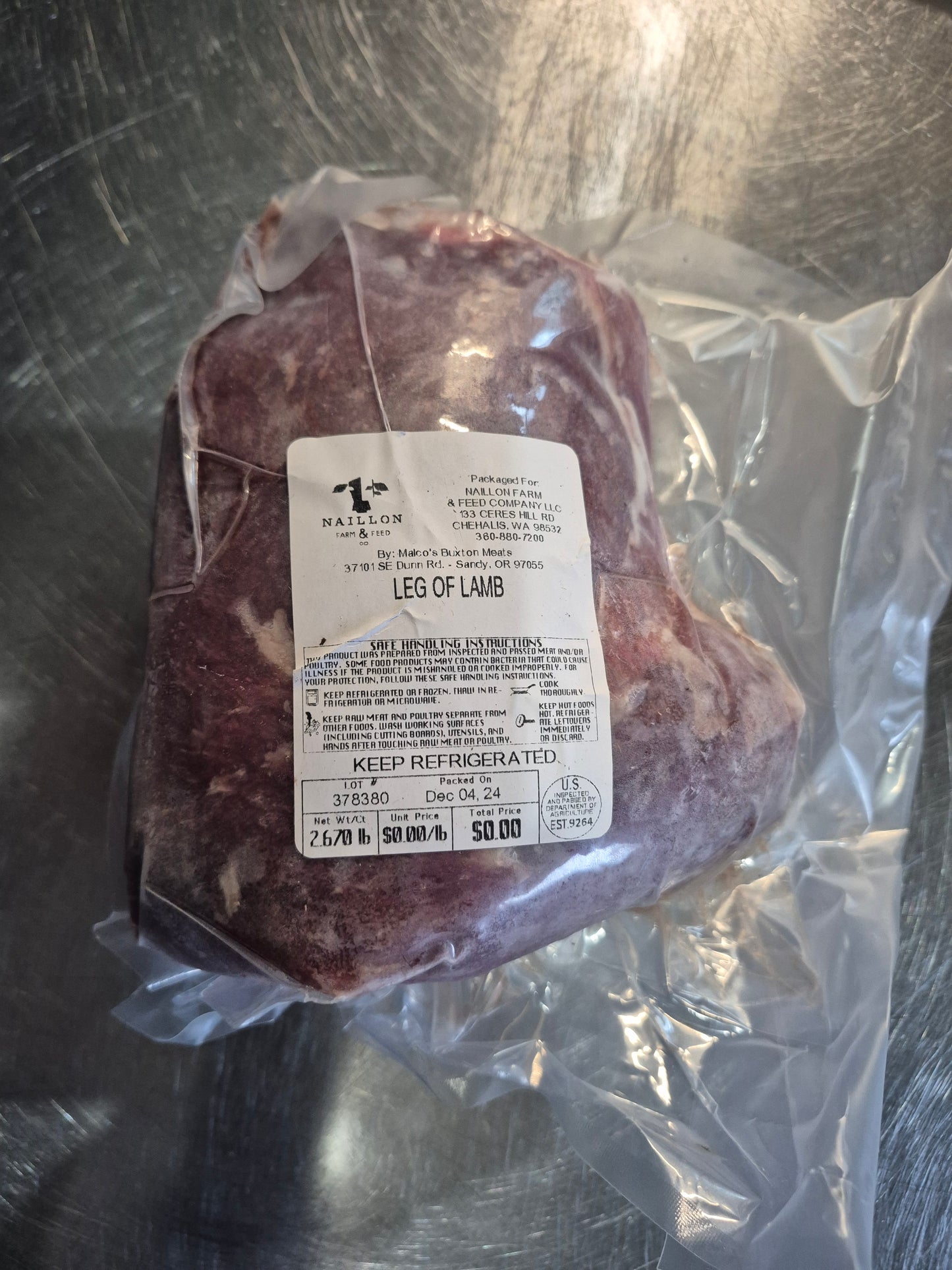 Perfectly Pastured Grain Finished Lamb